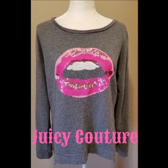 Juicy Couture Tops - Juicy Couture Sequins Sweatshirt